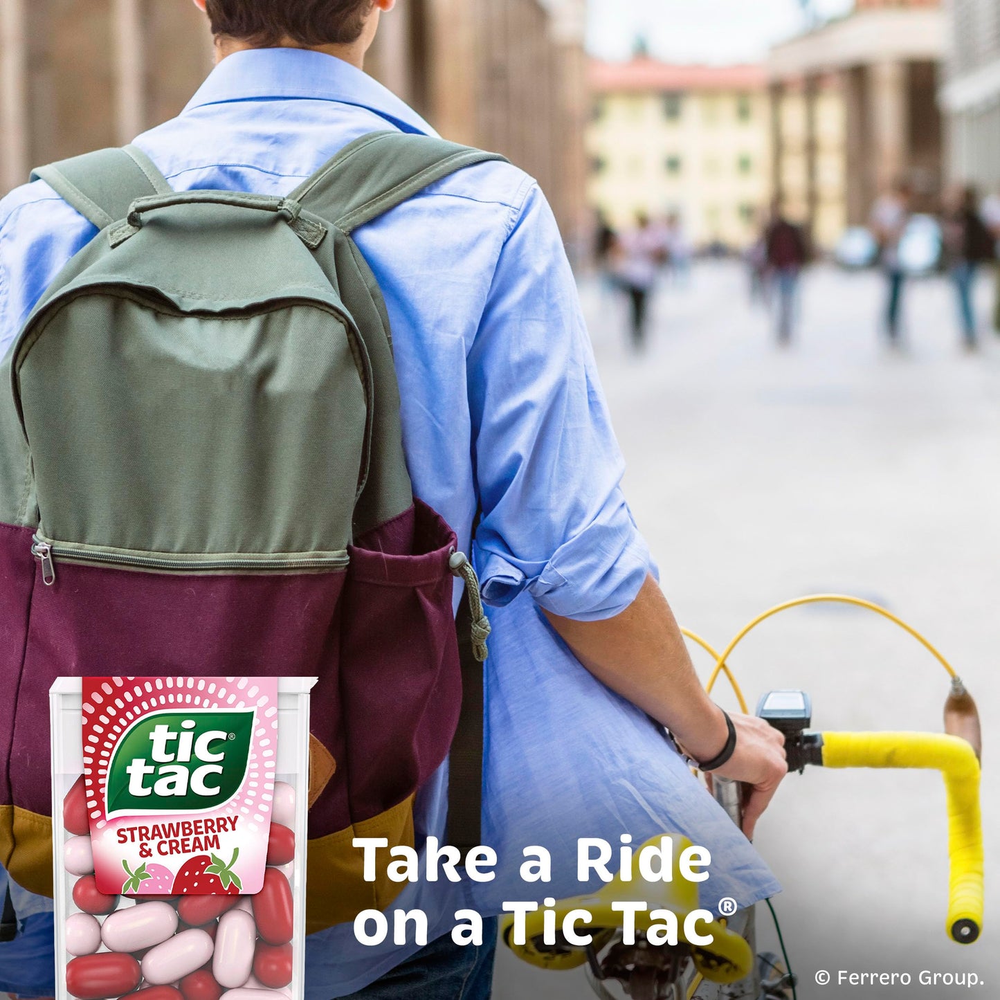 Tic Tac Strawberry & Cream Mints, Bulk 12 Pack, On-The-Go Refreshment, 1 oz Each