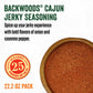 Lem Products Backwoods Cajun Jerky Seasoning, Ideal For Wild Game And Domestic Meat, Seasons Up To 25 Pounds Of Meat, 22.2 Ounce Packet With Pre-Measured Cure Packet Included