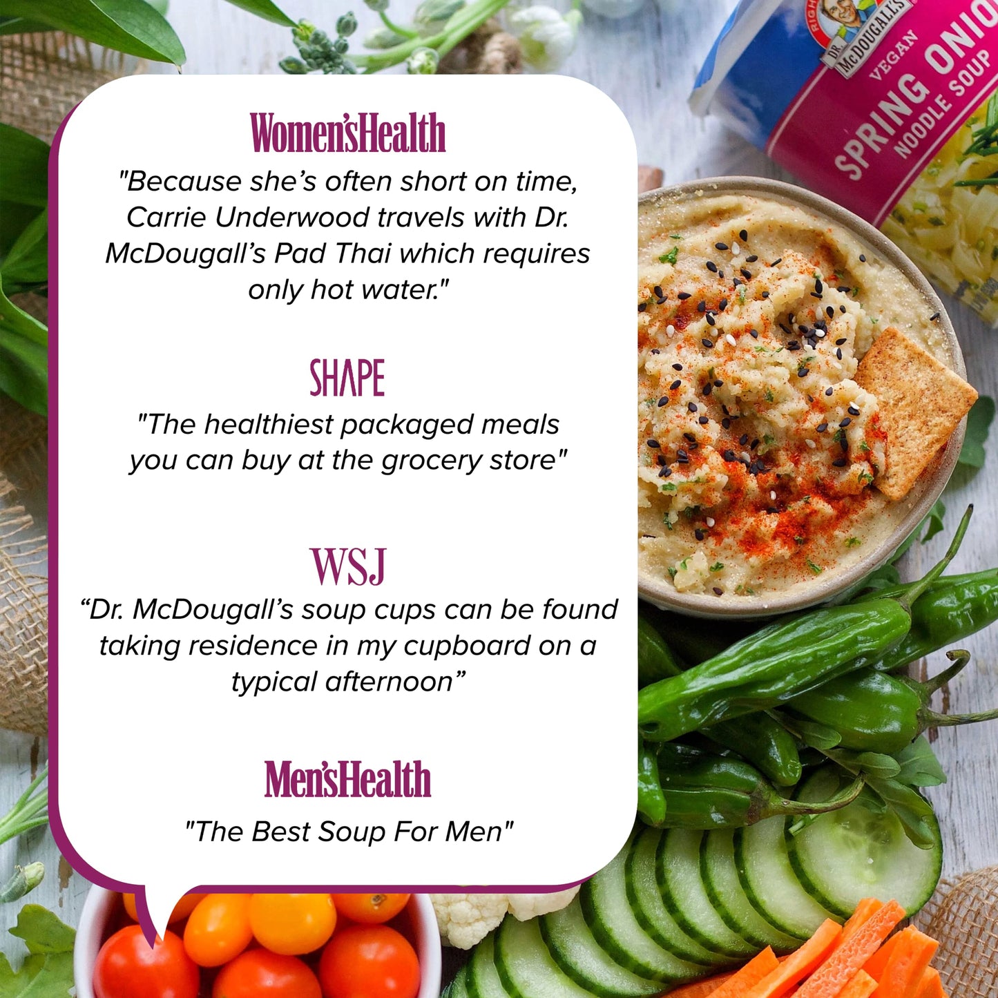 Dr. Mcdougall'S Spring Onion Noodle Soup - Gluten Free And Vegan Ramen Noodles - Instant Ramen Noodle Cups - Vegetarian Ramen So