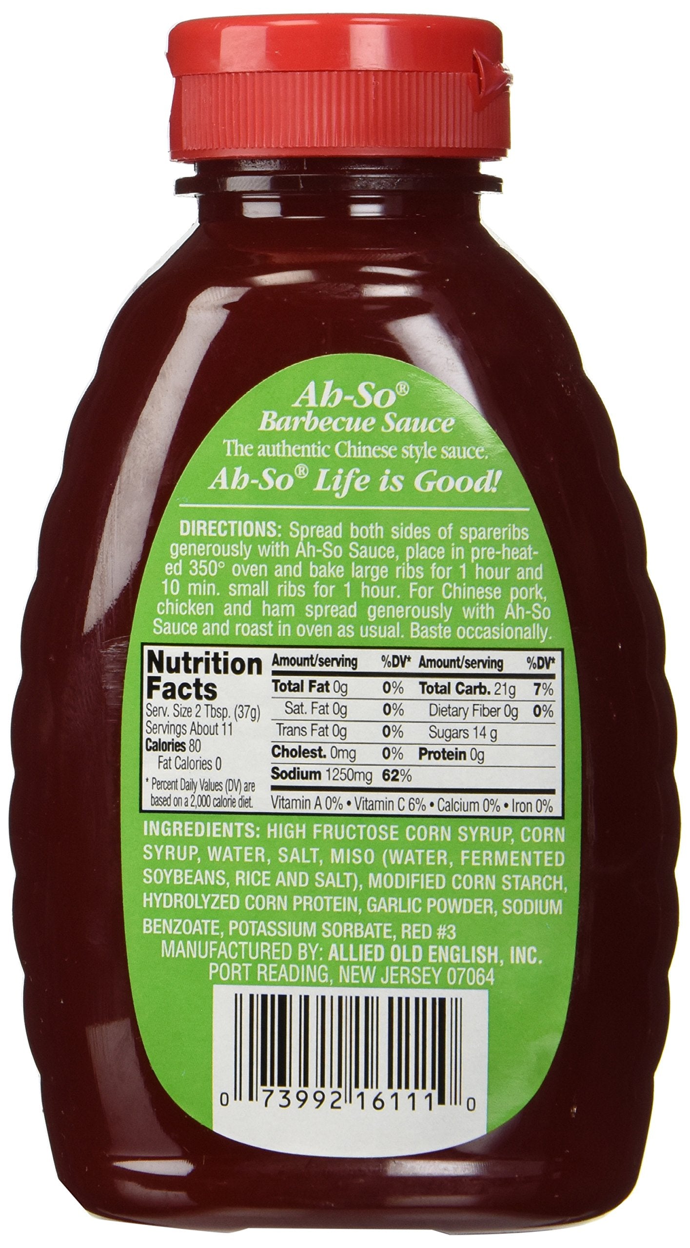 Ah-So Chinese Style BBQ Squeeze Sauce, 15 Ounce (Pack of 2) - Authentic BBQ Flavor for Grilling and Marinades