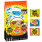 Sour Patch Kids & Swedish Fish Mini Halloween Candy Variety Pack, Bulk Candy, 100 Trick Or Treat Bags
