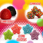 Crunchy Gummy Candy Mix | 2 Pound Bag | Rainbow Nonpareils Bears  Berries  Star Shaped Chewy Clusters | Gummy Mix for Kids Party Favors | Fruity and Sour Flavors