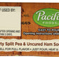 Pacific Natural Foods Organic Soup Split Pea &Amp; Uncured Ham - 17 Fl Oz2