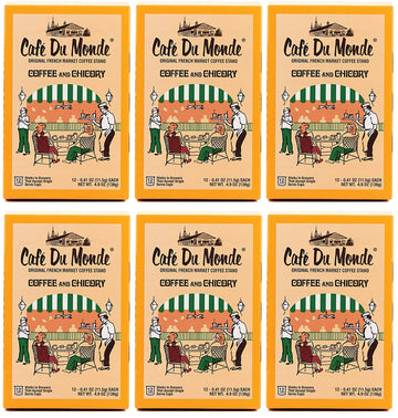 Cafe Du Monde Dark Roast Pods Coffee And Chicory Single Serve Cups (72 Count)