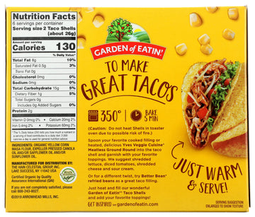 Garden of Eatin', Taco Shells, Yellow Corn, 5.5 oz