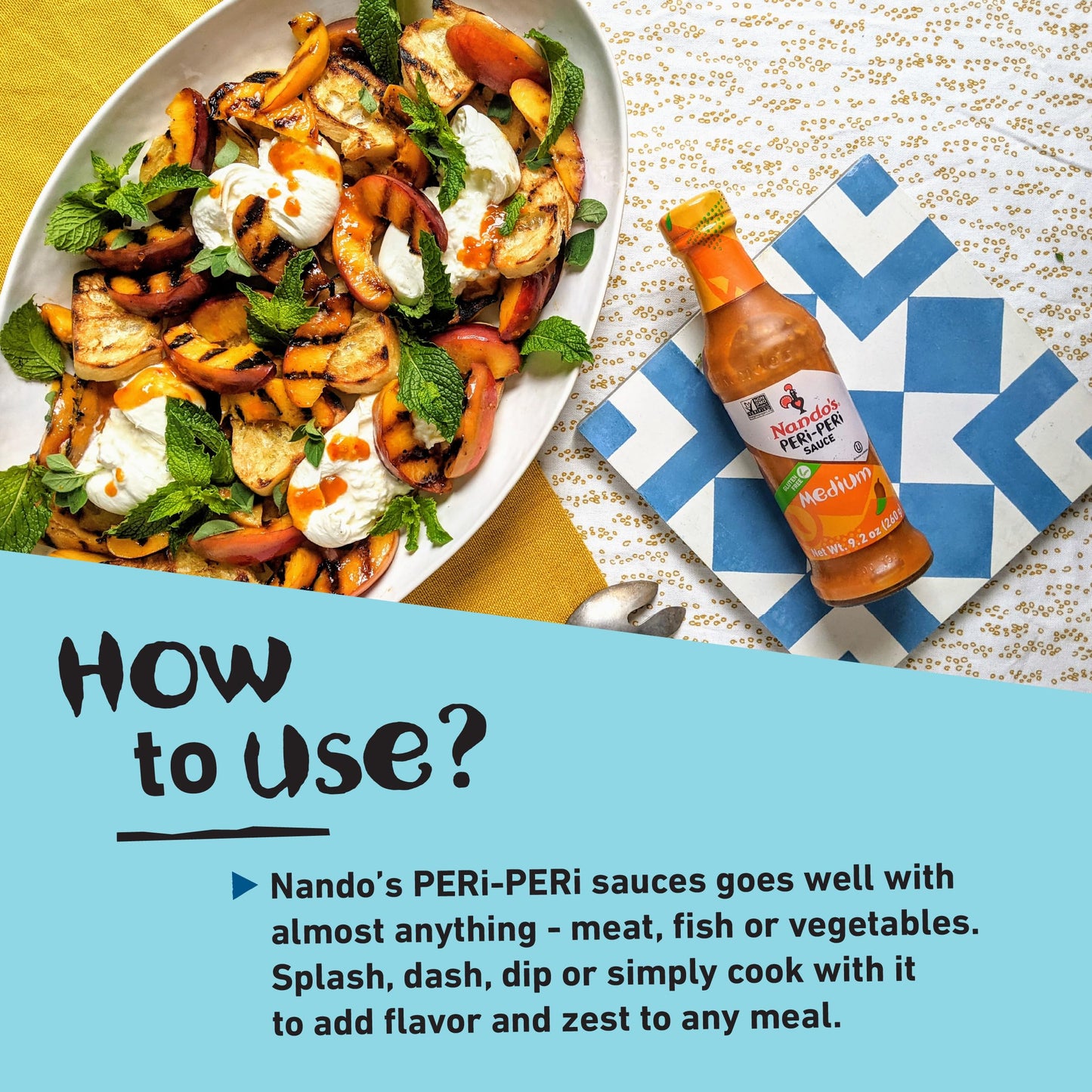 Nando'S Peri-Peri Signature Hot Sauce Pack - Our Flavorful Medium Sauce And Garlic Sauce Bundle - Piri Piri Sauce Set 9.1Oz Bott