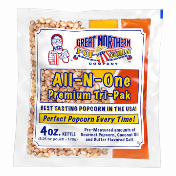 12-Count Gourmet Popcorn Kernels Packs - Premeasured All-In-One Premium Kernel, Oil, And Salt Packets For 4-Ounce Kettles By Gre