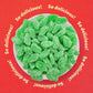 Mini Spearmint Leaves Jelly Candy, 2-Pound Bag