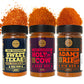 Meat Lovers S Of Enhanced Bbq Seasonings - Holy Cow, Sweet Texas & Adams Ribs Bbq Rubs | Pack Of 3 | 100% Natural | Spice Gift For Foodie