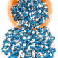 Halloween Bulk Blue Raspberry Flavor Tootsie Roll Frooties Chewy American Taffies Candy Individually Wrapped In Resealable Assor