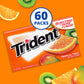 Trident Tropical Twist Sugar Free Gum, 60 Packs of 14 Pieces, Total 840 Pieces, Bulk Size