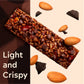 Simply Protein - Dark Chocolate Almond Crispy Bars - Plant Based Protein Bars - Low Carb  Low Sugar  High Fiber - 13g Protein  2g Sugar  7g Fiber - Vegan  Gluten Free  Non GMO  Kosher - 32 Bars