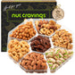 Nut Cravings Gourmet Mixed Nuts Gift Basket - 7 Assortments, 1 LB - Brown & Gold Box - Perfect for Easter, Birthdays, and Corporate Gifts
