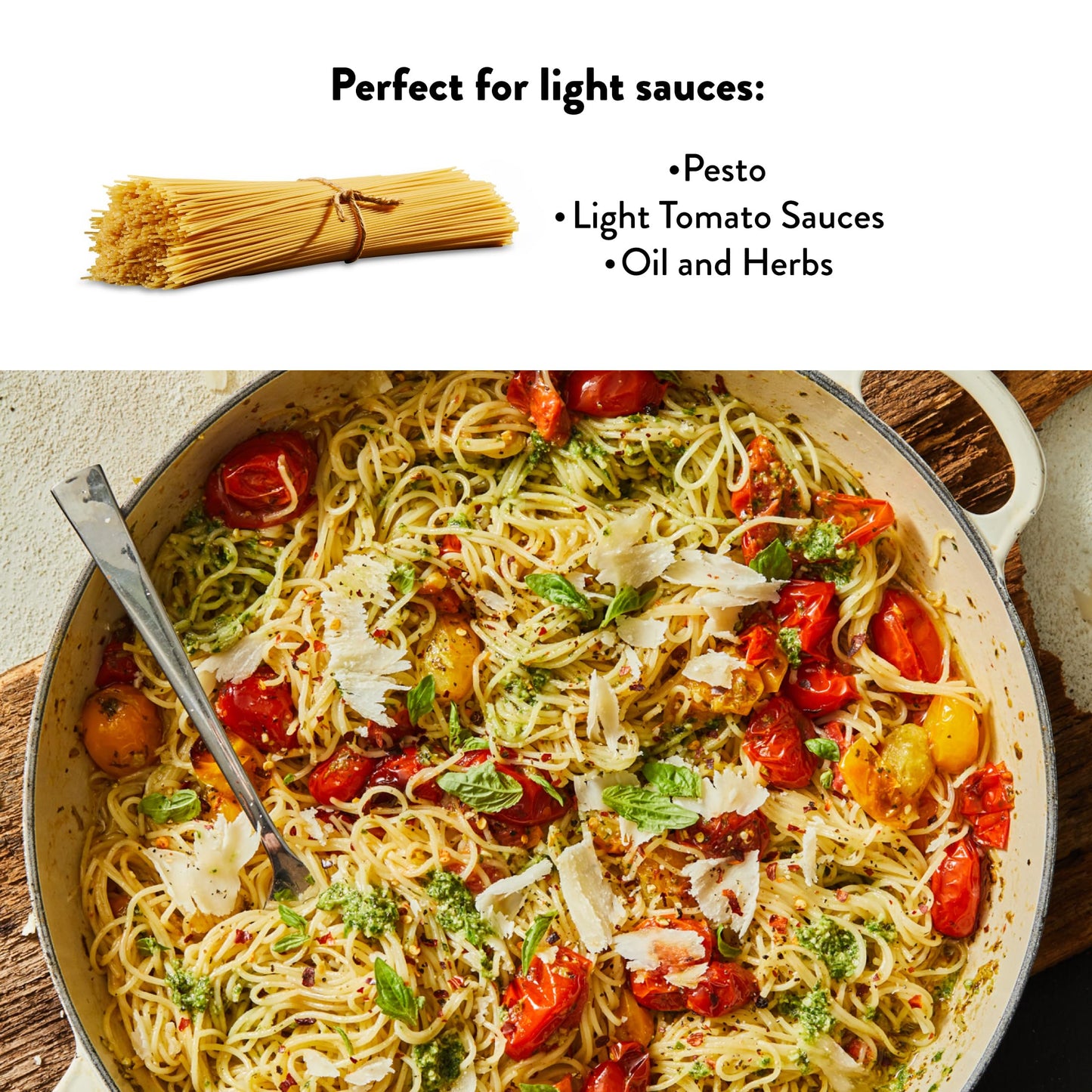 Delallo Capellini Pasta, 16 Oz Bag, 16-Pack, Angel Hair Pasta Imported From Italy, Semolina Noodles Made With 100% Durum Wheat