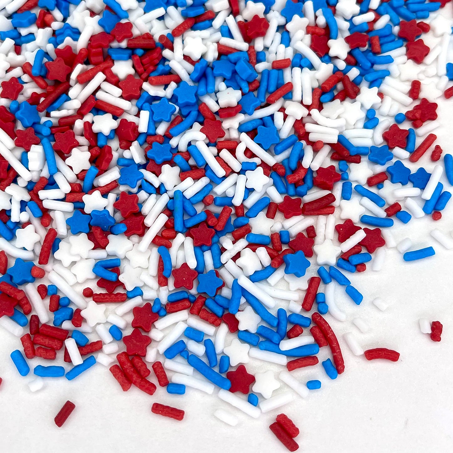 Sprinkles | Patriotic sprinkles | Red white and blue sprinkles | American sprinkles | Cookie sprinkles | July 4th sprinkles | Ma