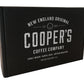 Coopers Cask Coffee Wine Barrel Aged Coffee Gift Box Set, Medium Roast Whole Bean, 12 oz Total, Brown