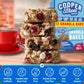 COOPER STREET Granola Bakes - Blueberry Pomegranate, 12 Individually Wrapped Bars, Nut, Dairy & Soy Free, Soft & Chewy
