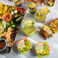 Sabra Spicy Guacamole Dip Cups for On the Go Snacks & Lunches, 2 Oz Singles (Pack of 4) - Made with Real Hass Avocado - Non-GMO,