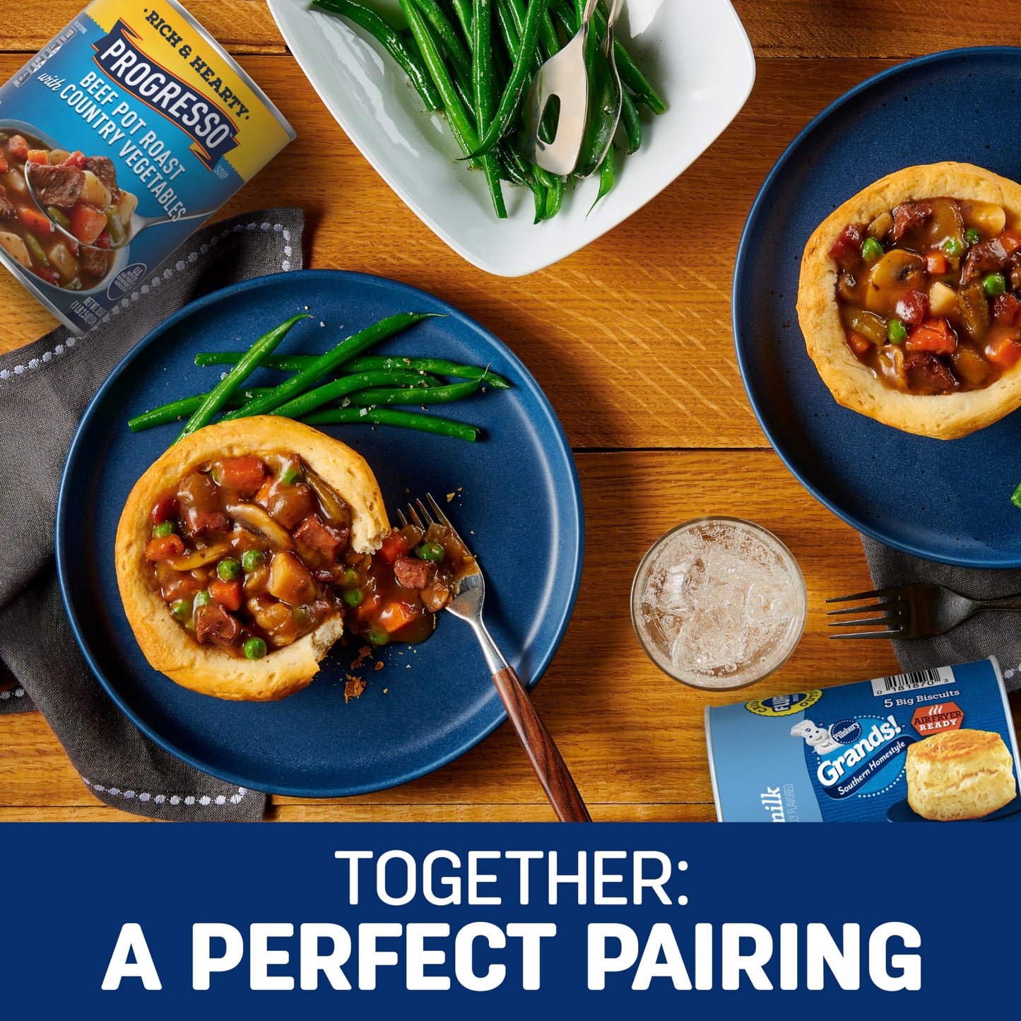 Progresso Beef Pot Roast with Country Vegetables Soup, Gluten Free, 18.5 oz - Pack of 12, Rich & Hearty Canned Soup