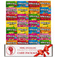 Mike And Ike Candy Bulk Variety 28 Pack Gift Basket- 7 Flavors, 4 Mini Boxes Of Each Flavor. Care Package By Rebel Smuggling Galactic Emporium.