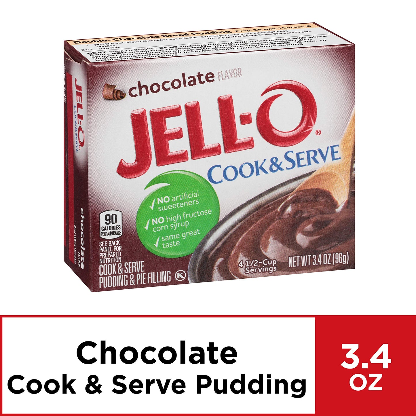 Jell-O Chocolate Pie Filling Mix, 3.4oz Boxes, Pack of 6