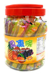 Jin Jin Fruit Jelly Filled Strip Straws Candy - 35.26 oz, Assorted Flavors