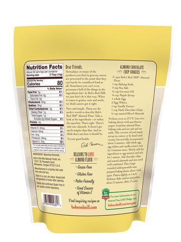 Bob'S Red Mill Almond Flour, 32Oz (Pack Of 1) - Non Gmo, Vegan, Paleo Friendly, Keto Friendly Friendly, Kosher