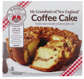 My Grandmas of New England Cinnamon Walnut Coffee Cake, 28 Ounce