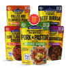 Old Hacienda 10-Pack Variety | 2 Each Of Beef Barbacoa  Beef Birria  Pork Al Pastor  Bbq Flavored Chicken & Pulled Bbq Pork | Fully Cooked & Ready To Eat | No Preservatives | Bpa Free - 8Oz Each