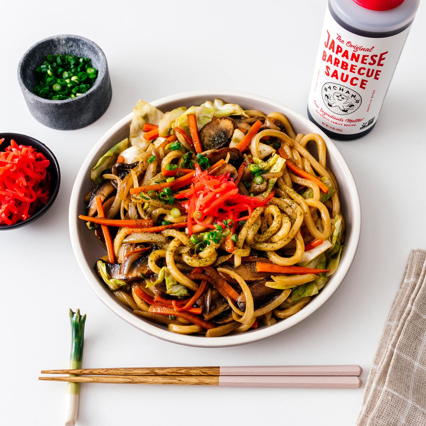 Bachans - The Original Japanese Barbecue Sauce, 17 Oz, Small Batch, Non GMO, No Preservatives, Vegan and BPA free. Condiment fo