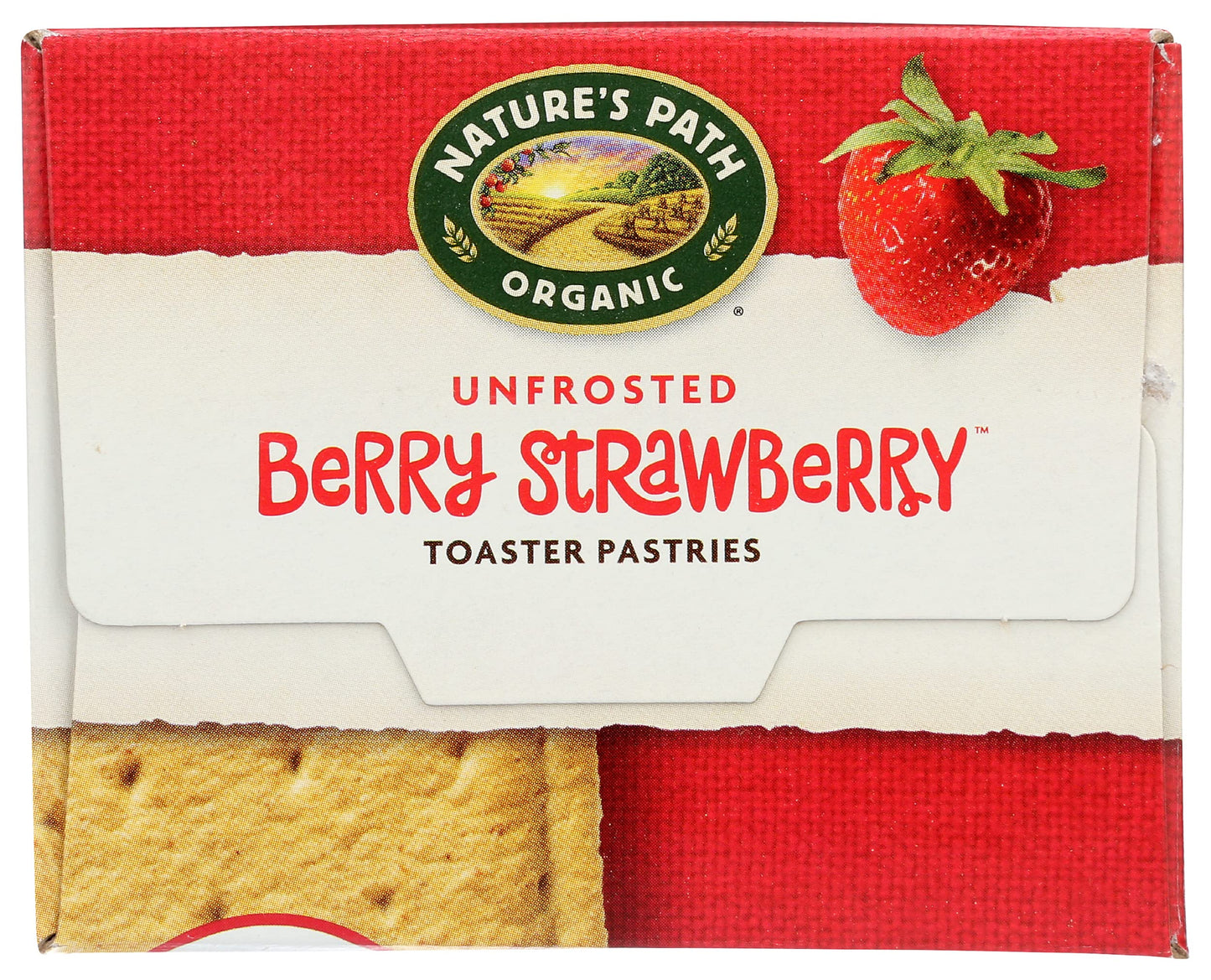 Natures Path Toaster Pastries, Strawberry Un-Frosted, 6 ct