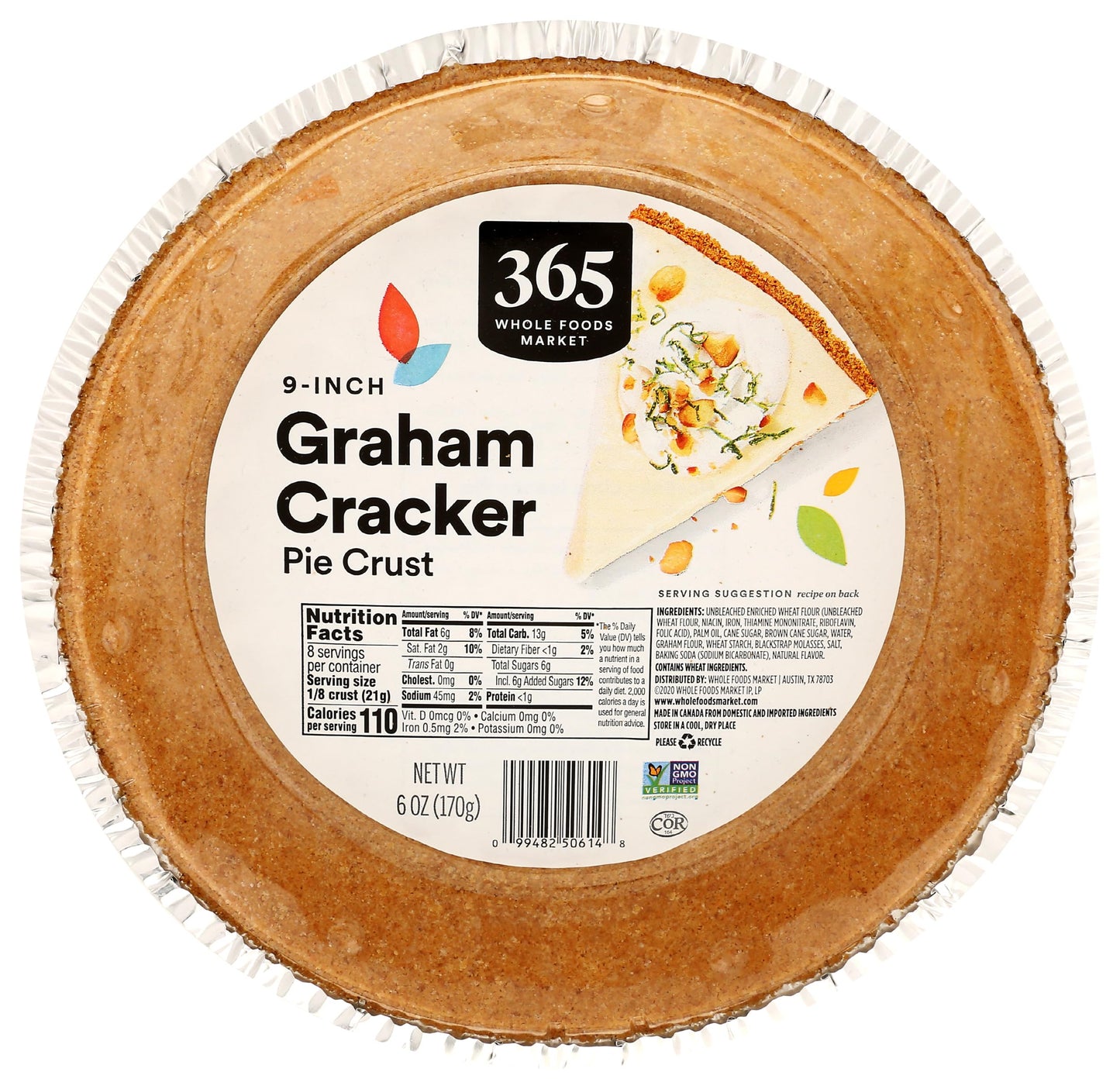 365 By Whole Foods Market  Graham er Pie Crust  6 Ounce