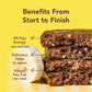 ALOHA Organic Plant Based Protein Bars - Banana Bread Chocolate Chip - Vegan, Gluten-Free, Low Sugar - 12 Count, 1.9oz Bars