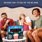Game Day Movie Night Popcorn Gift Set Gifts For Men Family Gifts Party Supplies, 5 Non-Gmo Gourmet Popcorn Kernels And 5 Popcorn