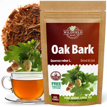 4 oz. Oak Bark Tea Tree Bark Herbs ?ascara (Cortex Quercus) - 113g Herb Tea Corteza De Roble