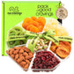 Nut Cravings Gourmet Dried Fruit & Mixed Nuts Gift Basket, 1 LB, Green Ribbon, 7 Assortments, Healthy Corporate Care Package