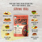 Beanvivo - Organic Three Bean Vegan Chili Pack Of 6 (10 Oz Each) - Seasoned & Ready To Eat Plant Protein Vegan Gluten Free Micro