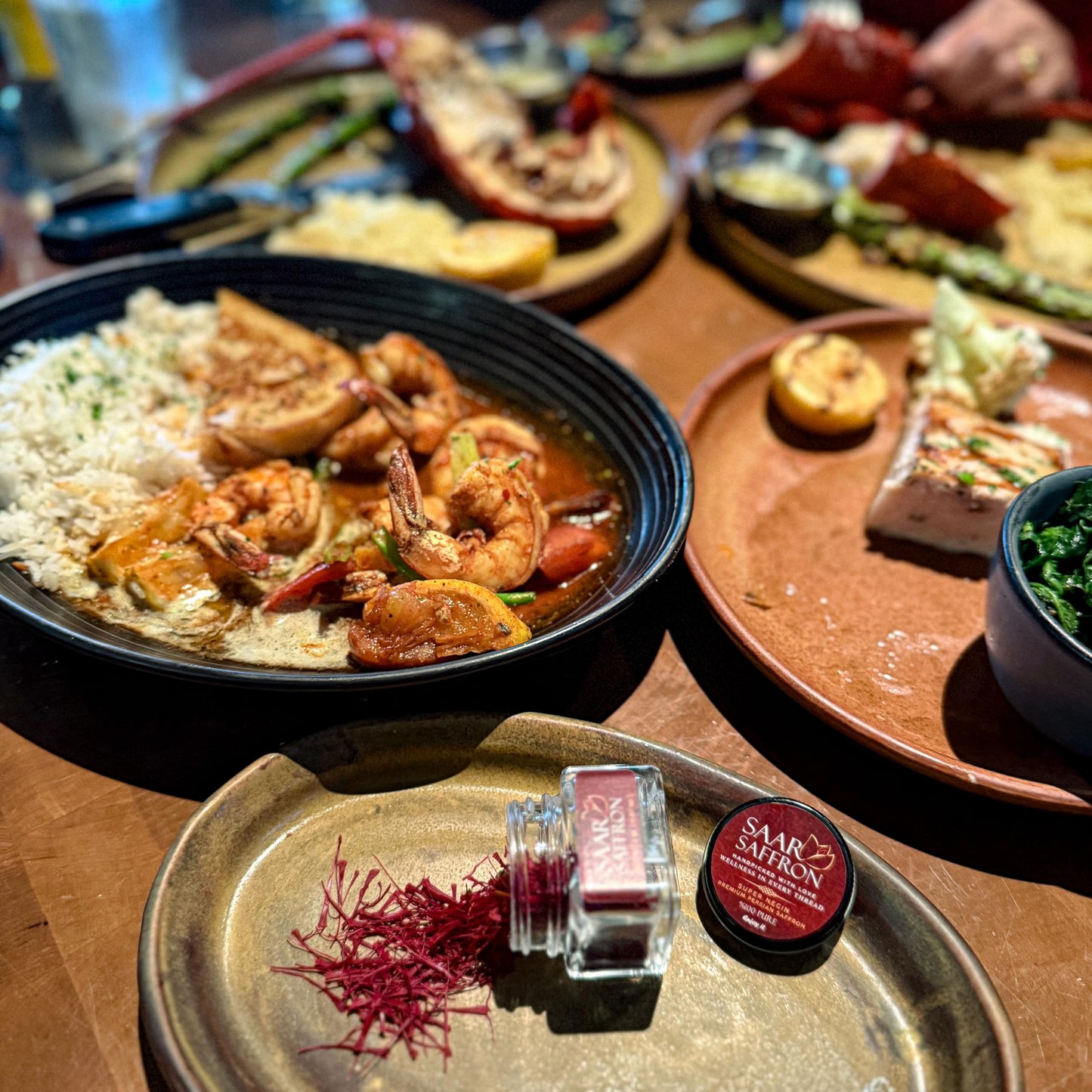 Saar Saffron 100% Pure Premium Persian Saffron Super Negin 2g Glass Jar Handpicked ISO 3632 Certified Ideal for Cooking & Baking