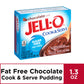 Jell-O Cook & Serve Chocolate Sugar-Free Fat Free Pudding & Pie Filling (7.8 oz Boxes, Pack of 6)