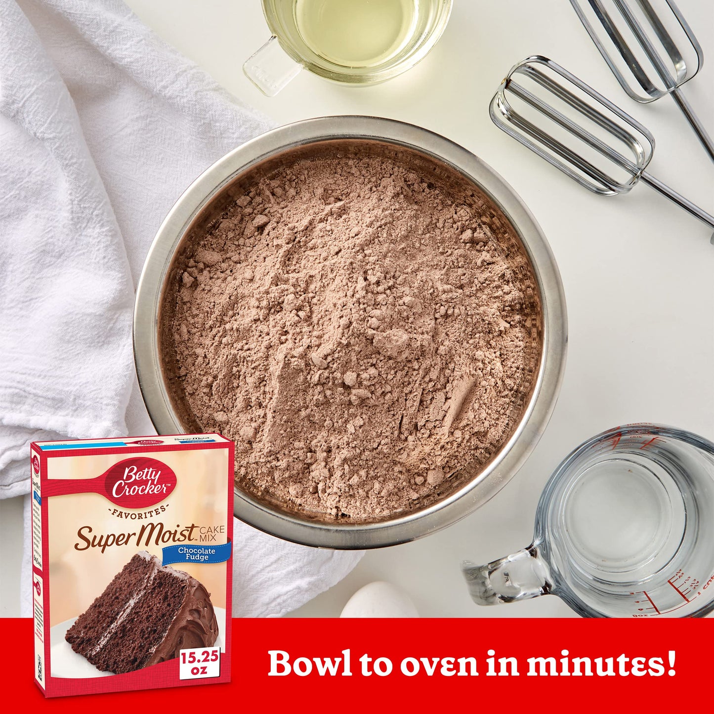 Betty Crocker Super Moist Chocolate Fudge Cake Mix, 15.25 oz. (Pack of 12)