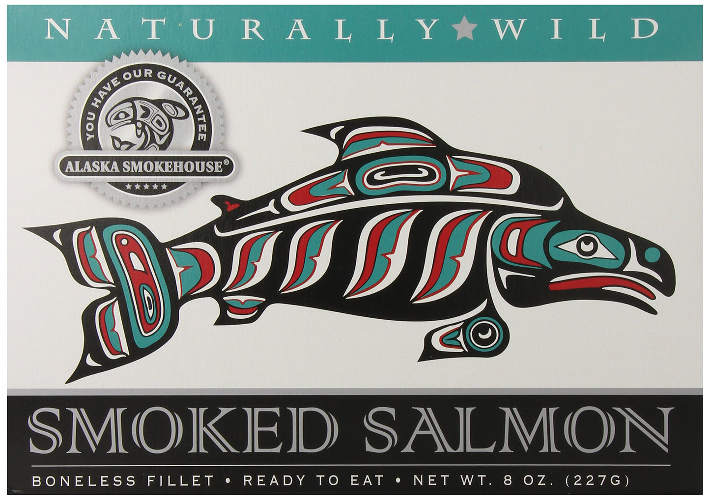 Alaska Smokehouse Smoked Salmon Fillet Gift Box, 8 Oz, 8 Ounce (Pack of 1)