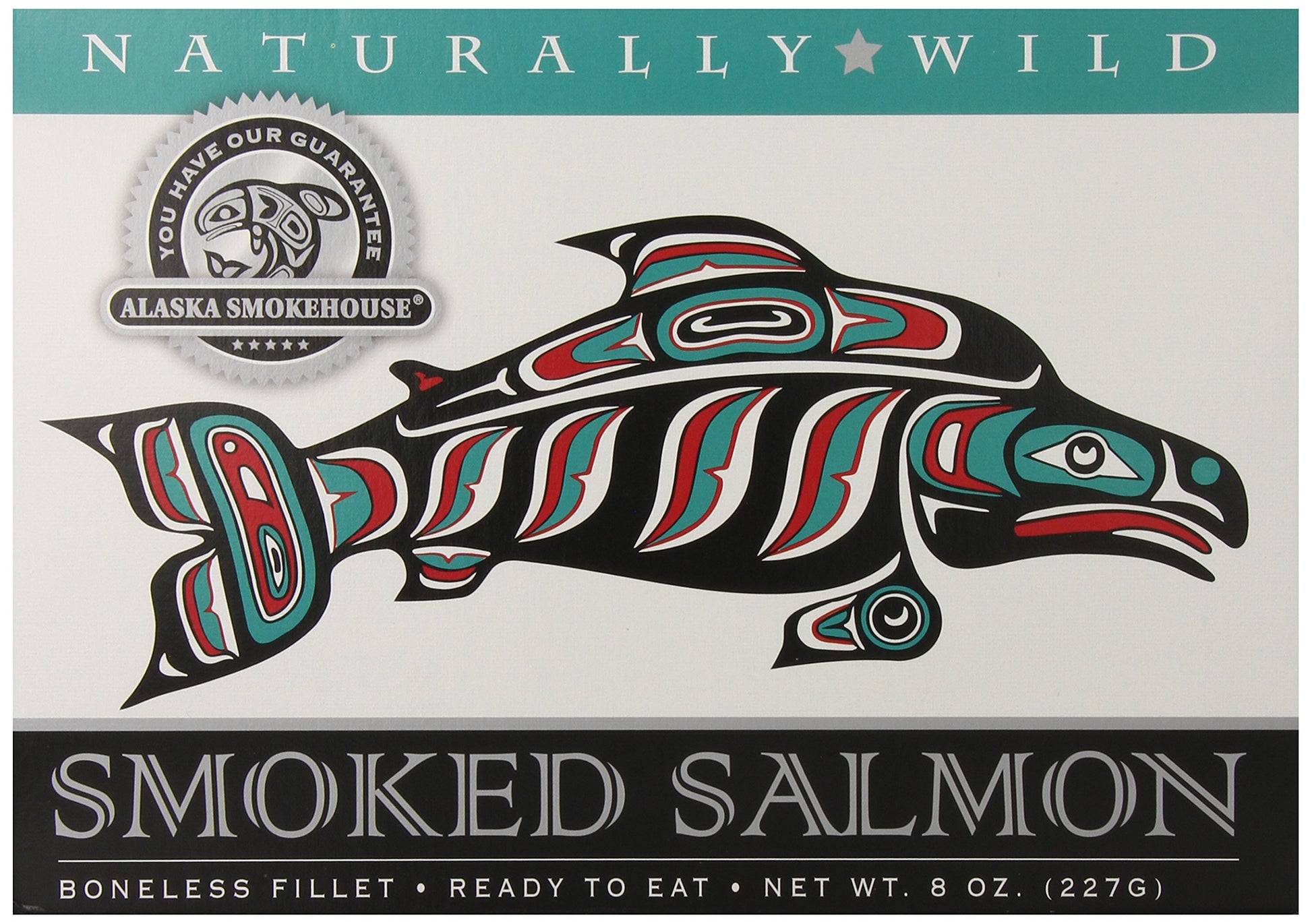 Alaska Smokehouse Smoked Salmon Fillet Gift Box, 8 Oz, 8 Ounce (Pack of 1)