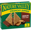Nature Valley Crunchy Dipped Granola Squares, Oats And Chocolate, 6 Ct, 4.68 Oz