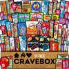 CRAVEBOX Snack Box Variety Pack - 55 Count Care Package for Kids & Adults, Perfect for Birthdays, College, and Office Snacks