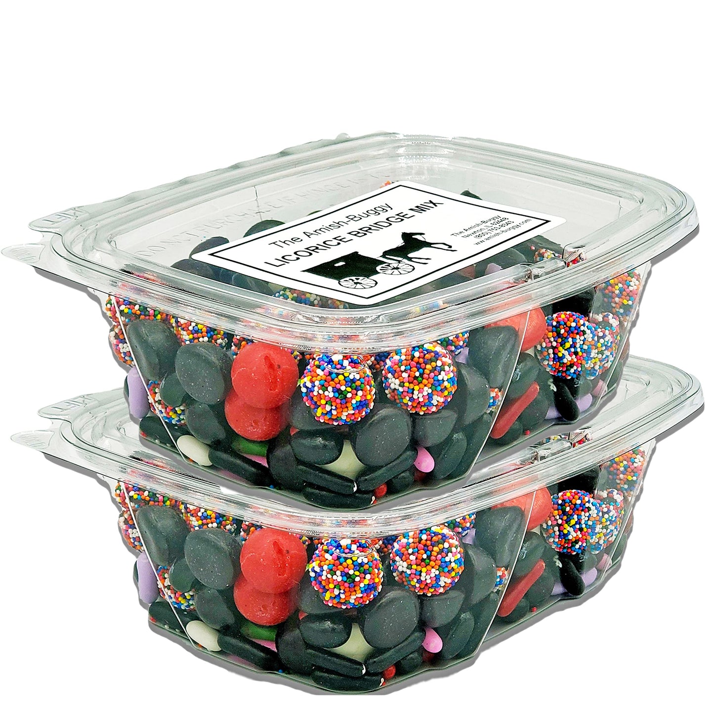 Packaged Premium Candy - 2 Pack (Licorice Bridge Mix (15 Oz.))