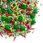 Sweets Indeed Sprinkles  Edible Sprinkle Mix  Perfect for Cake Decorations  Baking  Ice Cream  Cookies  Cupcake Topper  4 ounces (Christmas)