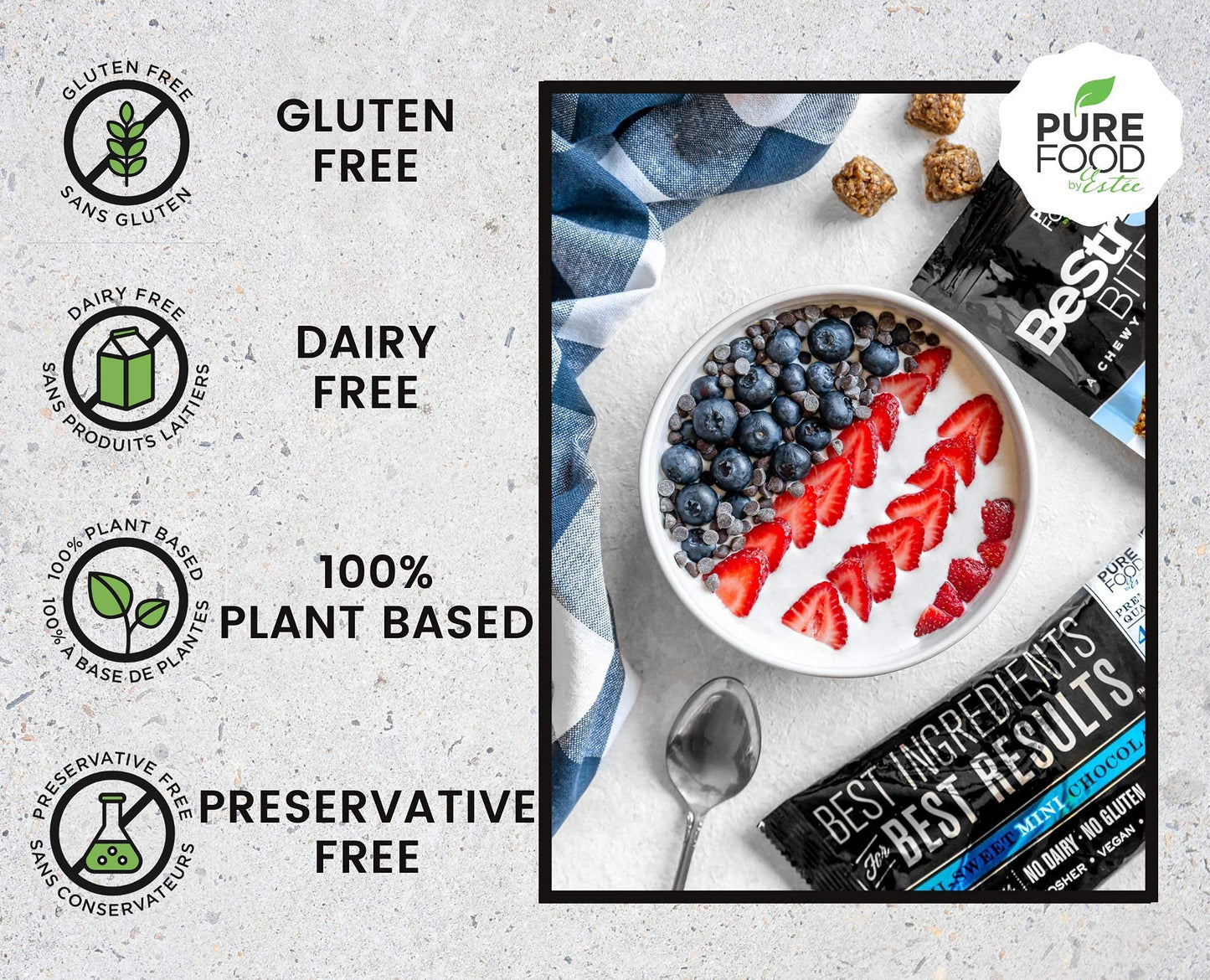 Dairy Free Vegan Mini Chocolate Chips, 9Oz (4 Pack) | All Natural | Certified Kosher | Gluten-Free, Dairy-Free, Nut-Free | Allergen Friendly Baking Chocolate