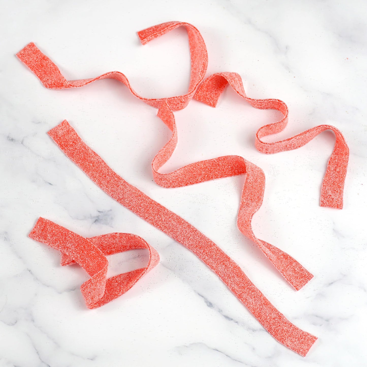 The Hampton Candy Company Strawberry Sour Belts, 1 Pound Bulk Bag