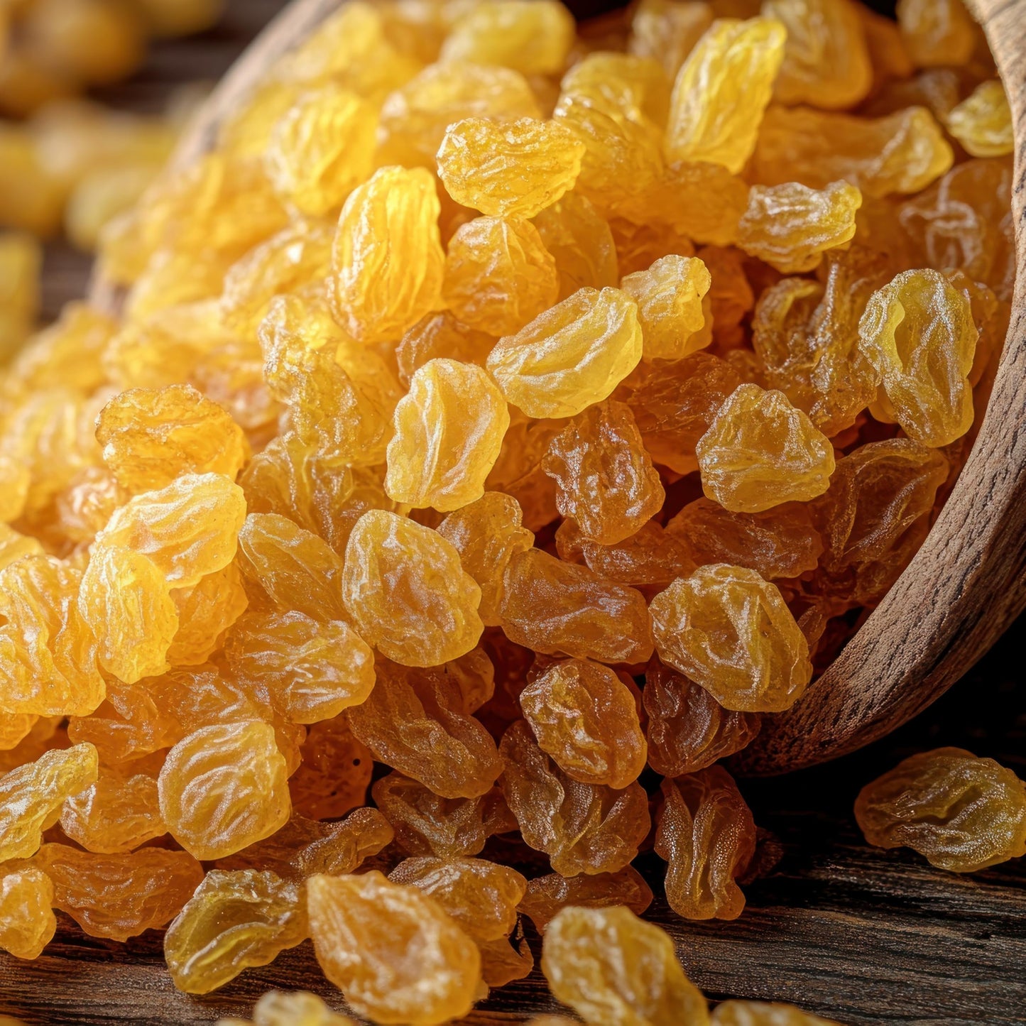 Golden Raisins, 2 Pound Bag - Premium Quality Dried Fruit by The Hampton Popcorn & Candy Company