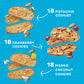 Thinaddictives Variety 3 Pack - 3 Flavors W/ 18 Cookies Per Box - Sweet & Crunchy Almond Cookie Thins - Biscotti Italian Cookies